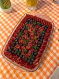 Cheesecake ai frutti di bosco bicolore senza panna