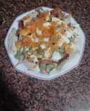 Ensalada de Habas y Pollo