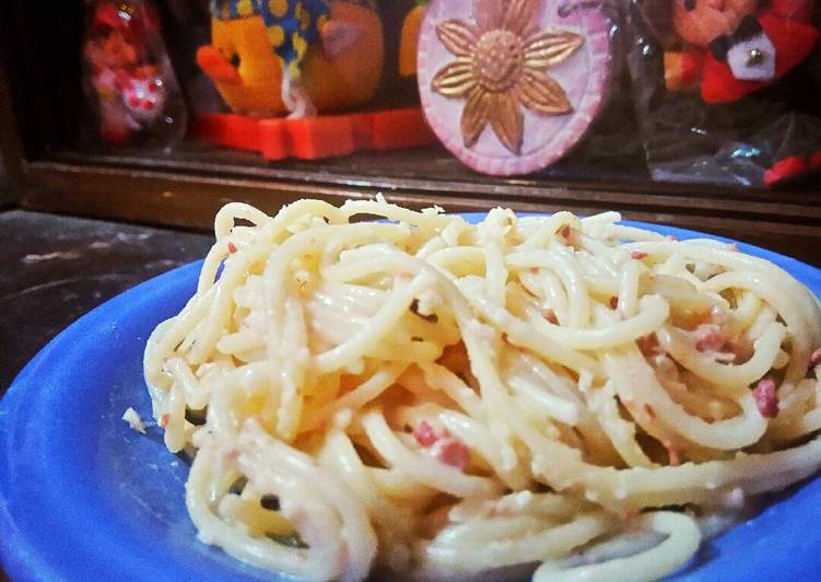 Resep Spaghetti Carbonara oleh Sherry - Cookpad