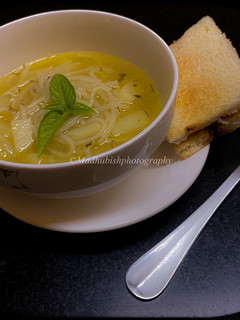 A picture of Vegetable Noodle Soup.