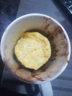 Una foto de Queque al microondas saludable