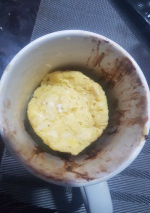 Una foto de Queque al microondas saludable