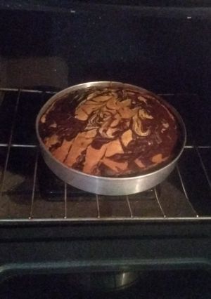 Una foto de Torta Marmoleada