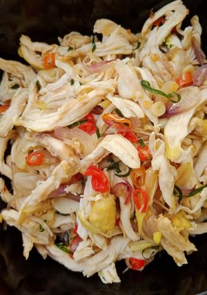Foto resep Ayam suir sambal matah