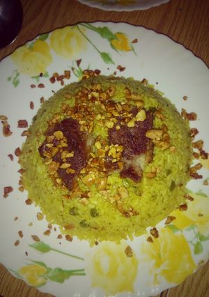 صورة لوصفة رز بالكاري والبسله