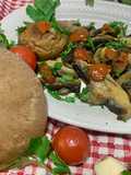 Funghi Portobello bruni trifolati