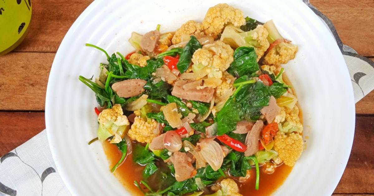 Resep Tumis Kembang Kol Bakso Bayam Brasil Oleh Yuni Kurniasih Cookpad 4223