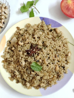 காராமணி பிரியாணி (Black eye bean biryani recipe in tamil) செய்முறை முக்கிய புகைப்படம்