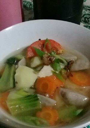 Foto resep Sop pokcoy utk balita