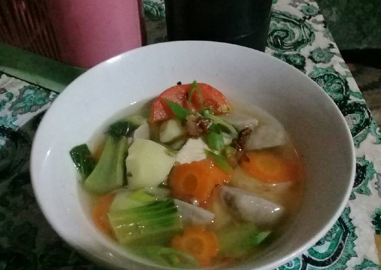 Sop pokcoy utk balita