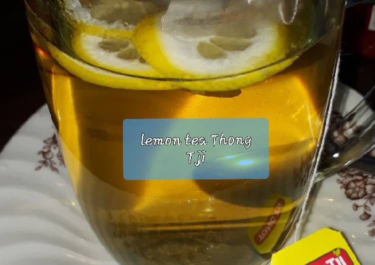 Lemon tea hangat