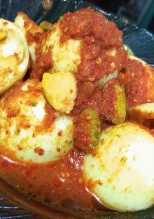 Foto resep Telor Sambel Pete