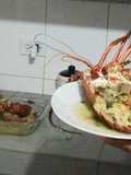 Langosta al horno