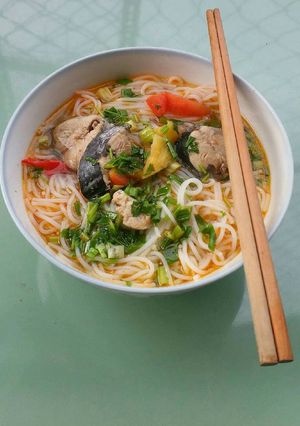 Hình của món Bún cá ngừ.