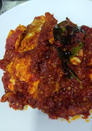 Foto resep Telur ceplok balado