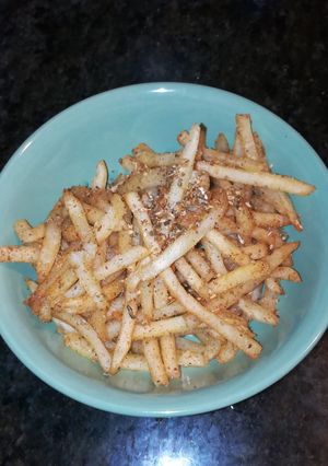 รูปของ อาหารตุรกี Baharatl patates kızartması #กับแกล้ม