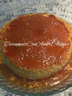 Una foto de Flan de café