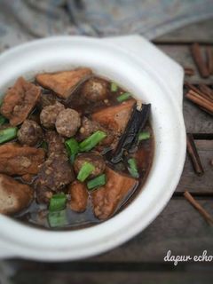 Foto resep Semur bola daging tahu