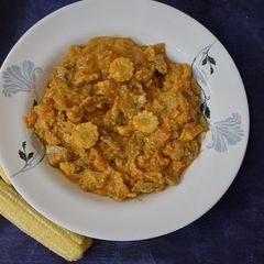 A picture of Mushroom baby corn masala.