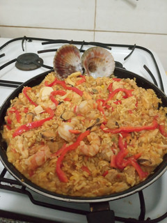 Una foto de Mi paella dominguera