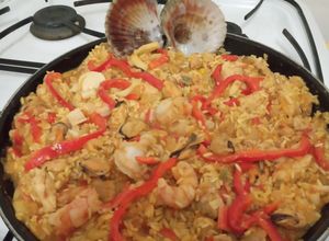 Una foto de Mi paella dominguera