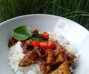 Resep Terbaru Rice Bowl Rendang Ayam Hari Ini