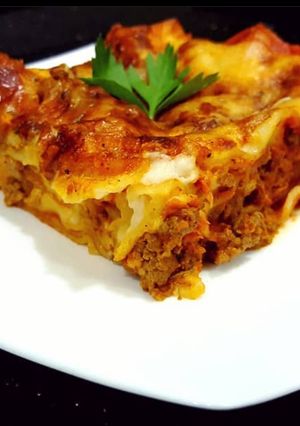 Une photo de Des lasagnes yummm 😋