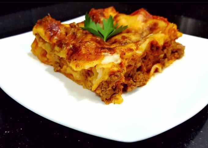 Des lasagnes yummm đ