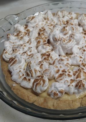 Una foto de Tarta de Crema Pastelera