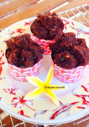 Foto resep Eggless choco banana cake