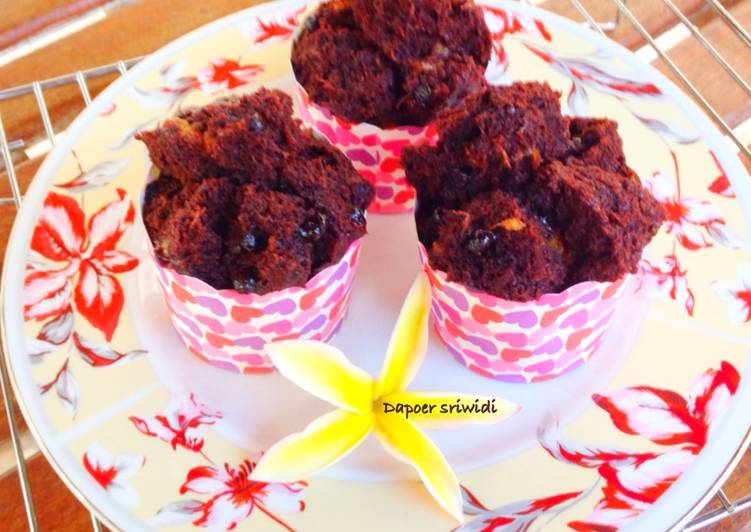 Cara Bikin Eggless choco banana cake Gampang