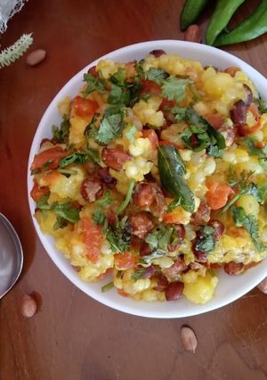 A picture of Sabudana khichdi.