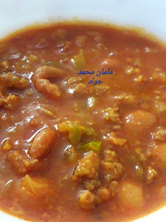 عکسی از دستور خورشت لوبیا چیتی