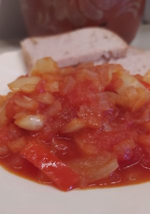 Lecsó, ahogy mi szeretjük (gm, lm) recept fotója