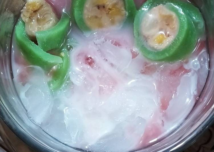 Resep Es Pisang Ijo Sederhana, Menggugah Selera