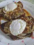 Filete de ternera a caballo
