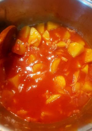 Foto principal de Guiso de patatas con tiras de bacon