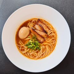 A picture of Ramen Egg and Tontoro.