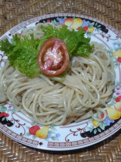 Foto resep Spaghetti Aglio Olio Vegan