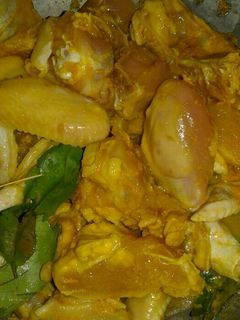 Foto resep Ayam ungkep bumbu kuning