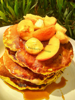 A picture of Banana pancake recipe.