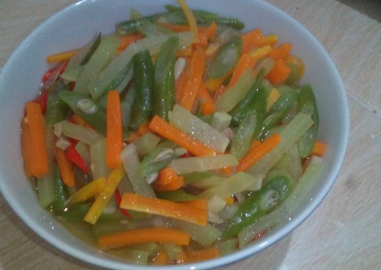 Tumis labu siem wortel buncis simpel bangettt