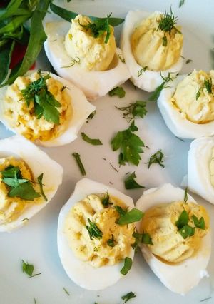 Φωτογραφία της συνταγής Αυγά Μιμόζα (oeuf mimosa)