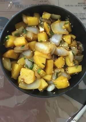 Hình của món Khoai tây xì dầu.