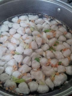Foto resep Soup bakso ikan home made