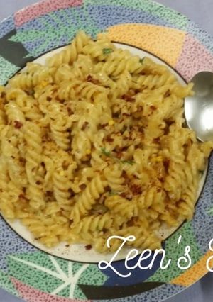 A picture of Achari Masala Pasta.