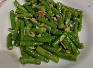 蒜香蝦皮長豆 的食譜成品照片