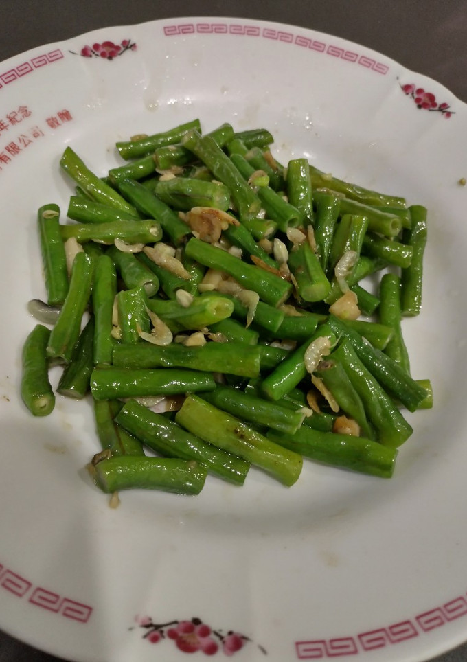 蒜香蝦皮長豆 的食譜成品照片