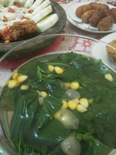 Foto resep Sayur Bening Bayam Jagung manis