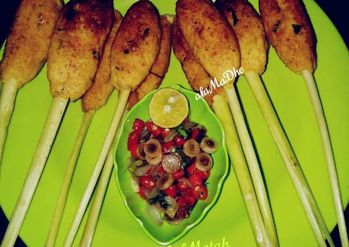 Sate Lilit Ayam mix Tahu ala MaDhe